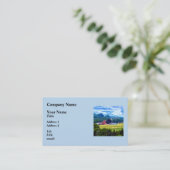 Boerderij op afstand visitekaartje (Staand voorkant)