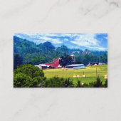 Boerderij op afstand visitekaartje (Achterkant)