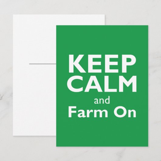 Boerderij op briefkaart (Voorkant / Achterkant)