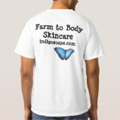 Boerderij op de huid - Basis T-shirt (Achterkant)