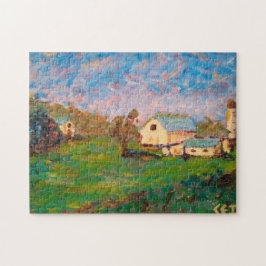 Boerderij op de montage Zion Road 11x14 inch Legpuzzel