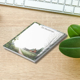 boerderij op het platteland notitieblok