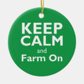 Boerderij op keramisch ornament (Voorkant)