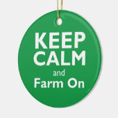 Boerderij op keramisch ornament (Links)