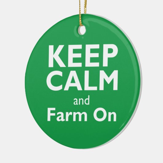 Boerderij op keramisch ornament (Links)