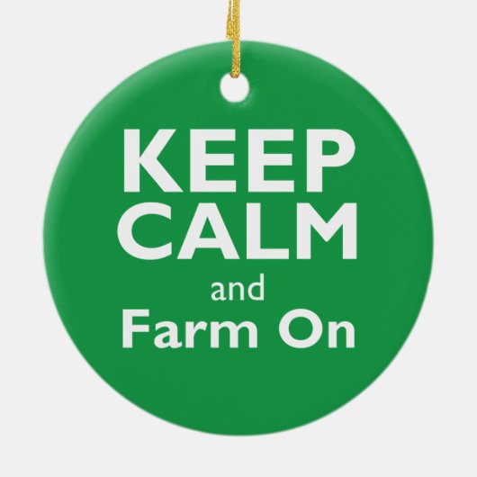 Boerderij op keramisch ornament (Achterkant)