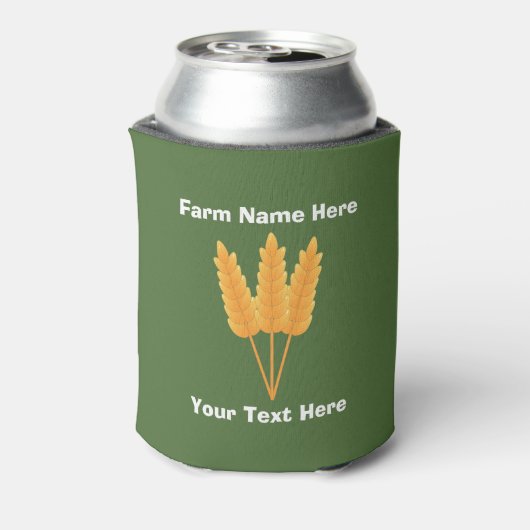 Boerderij op maat blikjeskoeler (Blikje Achterkant)