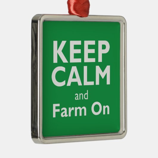 Boerderij op metalen ornament (Rechts)