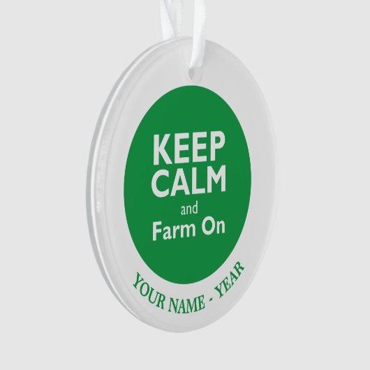 Boerderij op ornament (voorkant)