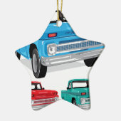 Boerderij ophalen keramisch ornament (Links)