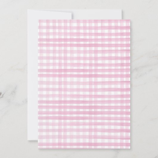 Boerderij Oude MacDonald Barnyard Roze Dieren Part Kaart (Achterkant)