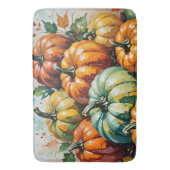Boerderij Oude Pompoenen, Herfst Pompoen Oogst, Badmat (Voorkant Verticaal)