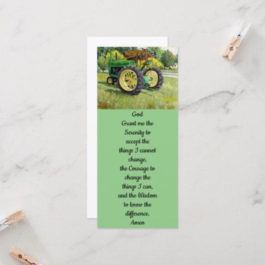  Boerderij oude trekker Kaart (Voorkant / Achterkant in situ)