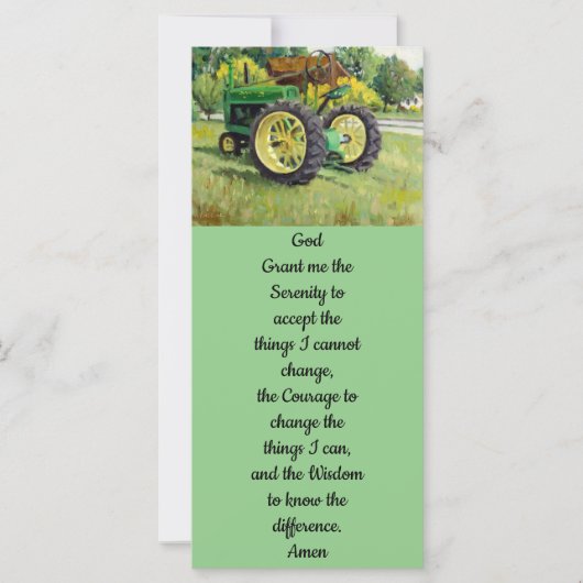  Boerderij oude trekker Kaart (Voorkant)