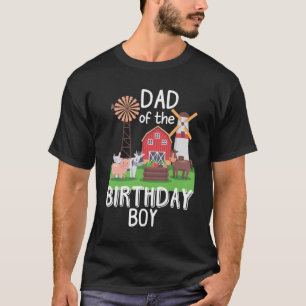 Boerderij Pap Birthday Boy Moeder Animal love Kind T-shirt