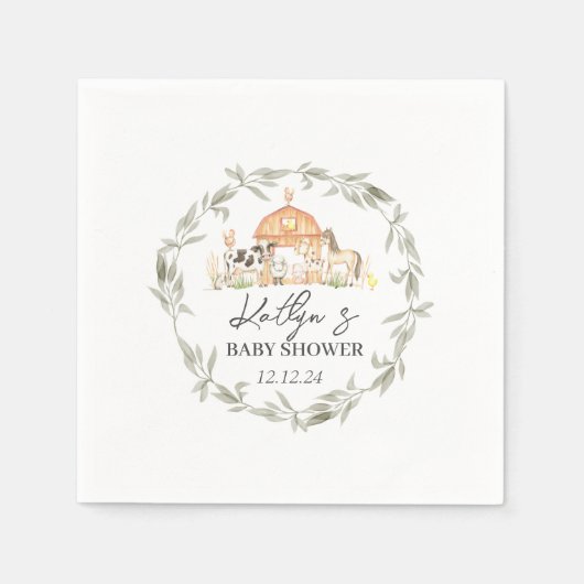 Boerderij Papieren luiers, servetten voor landbouw (Voorkant)