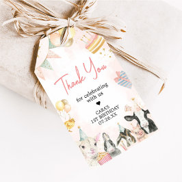 Boerderij Partij Dieren Verjaardagsfeest Favoriet Cadeaulabel