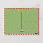 Boerderij Party Dank u Briefkaart (Achterkant)