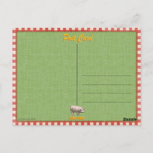 Boerderij Party Dank u Briefkaart