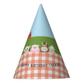 Boerderij Pet van geboorte Feesthoedjes (Voorkant)
