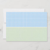 Boerderij Petting Zoo Girl Birthday Party nodigt u Kaart (Achterkant)