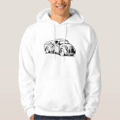 Boerderij Pickup Mannen Hoodie (Voorkant)