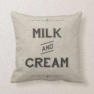 Boerderij Pillow - Melk & Cream Kussen