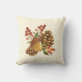 Boerderij Pinecones en eikel - Rustieke herfst Kussen