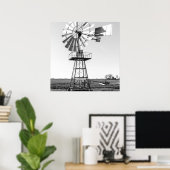 Boerderij Pomp voor landbouwwater Poster (Thuiskantoor)