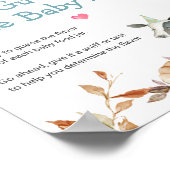 Boerderij pompoen Dierentractor raden het Baby Poster (Hoek)