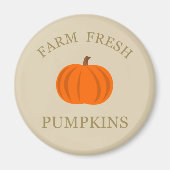 boerderij pompoen magneet (Voorkant)