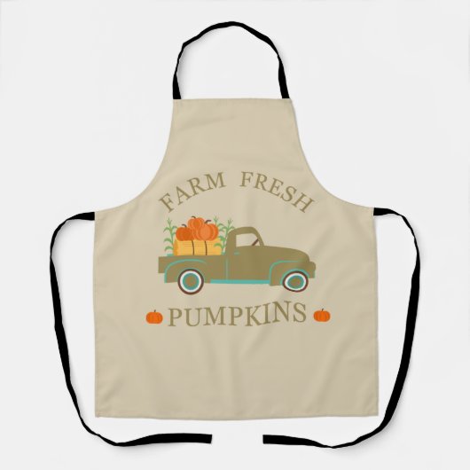 boerderij pompoen schort (Voorkant)