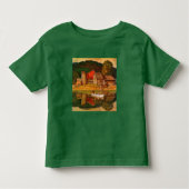 Boerderij Pond Landschap Mead Schaeffer Kinder Shirts (Voorkant)