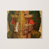 Boerderij Pond Landschap Mead Schaeffer Legpuzzel (Horizontaal)