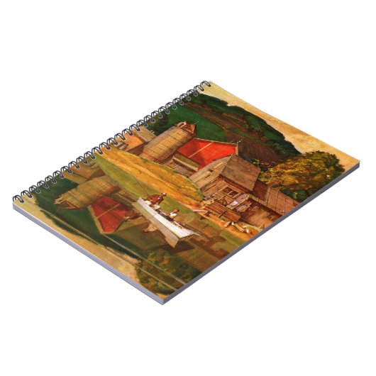 Boerderij Pond Landschap Mead Schaeffer Notitieboek (Linkerzijde)