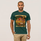 Boerderij Pond Landschap Mead Schaeffer T-shirt (Voorkant volledig)