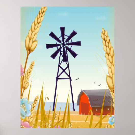 Boerderij Poster (Voorkant)