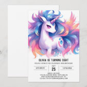 Boerderij Printable Horse Birthday Kaart (Voorkant / Achterkant)