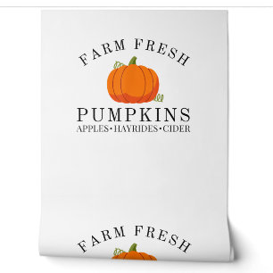 Boerderij Pumpkins Apples Hayrides Cider Thanksgi Behang