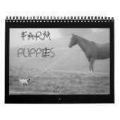 Boerderij Puppies Agenda Kalender (Hoes)