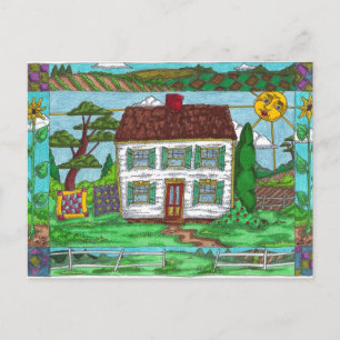 Boerderij Quilts Briefkaarten