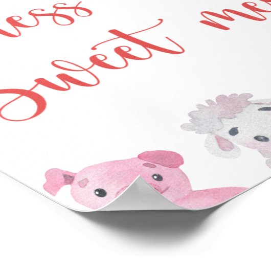 Boerderij \ Raad de zoete puinhoop Poster (Hoek)