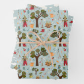 Boerderij - Radeaubonnen Inpakpapier Vel (In situ)