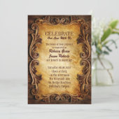 Boerderij Ranch Western Country Cowboy Barn Weddin Kaart (Staand voorkant)