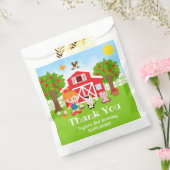 Boerderij Red Birthday Red Hair Girl Hartelijk dan Bedankzakje (Gezegeld)