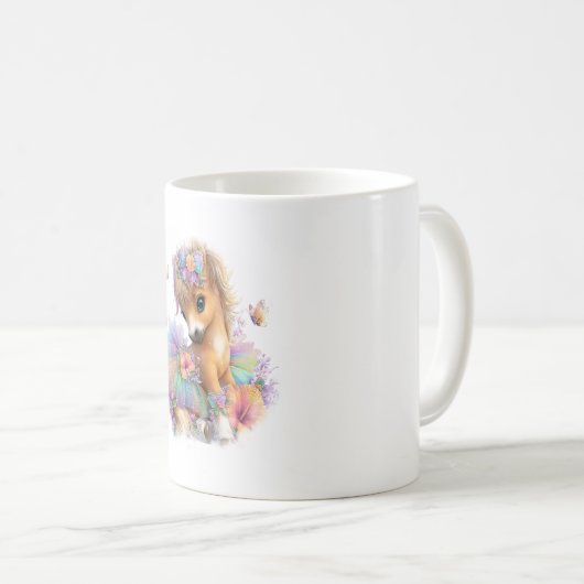 Boerderij regenboog zomer koffiemok (Voorkant rechts)