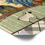 Boerderij Rise en Shine Rooster Poster (Hoek)