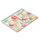 Boerderij Rode Gele Tulpenbloemen Notitieboek (Linkerzijde)