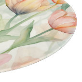 Boerderij Rode Gele Tulpenbloemen Snijplank (Hoek)