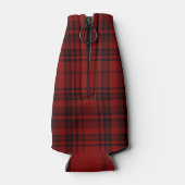 BOERDERIJ RODE GINGHAM GERUITTE PLAID FLESJESKOELER (Achterkant)